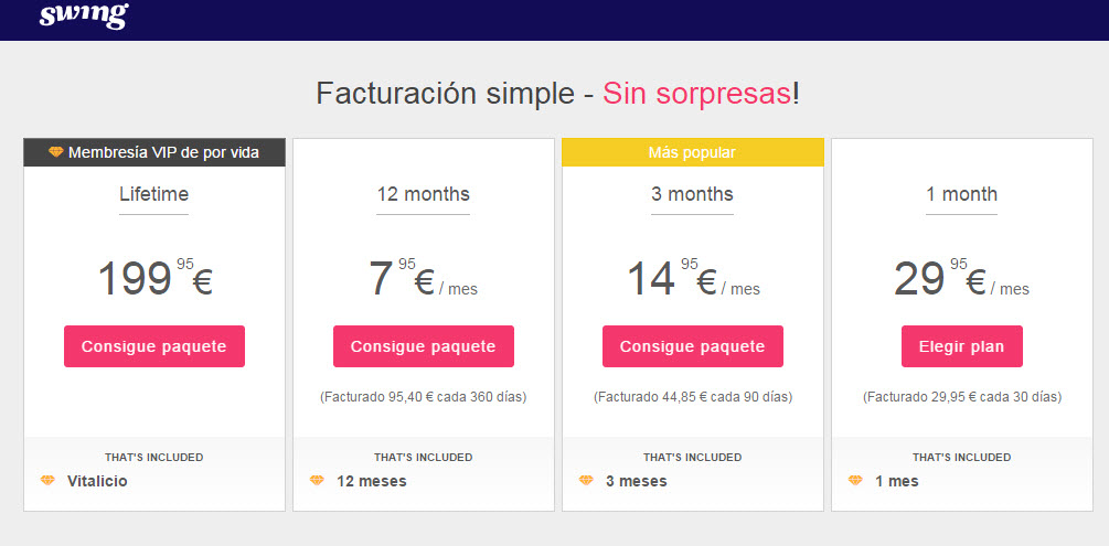 swing.net precios